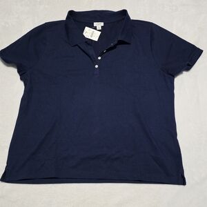 J. Crew Dark Blue Polo Shirt